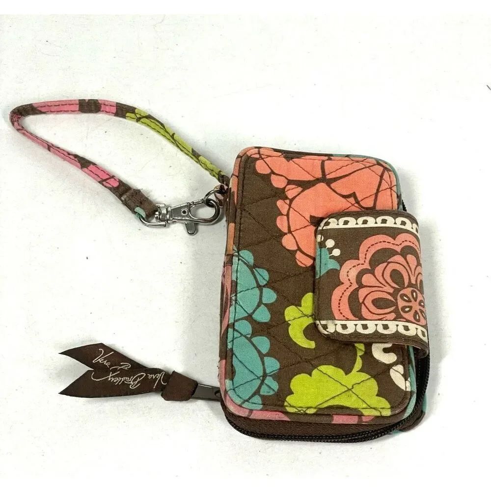 Vera Bradley Lola Wristlet Wallet Zip Around Retired Pattern